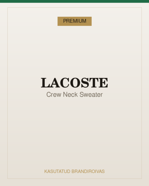 LACOSTE Crew Neck Sweater Lacoste Crew Neck Sweater